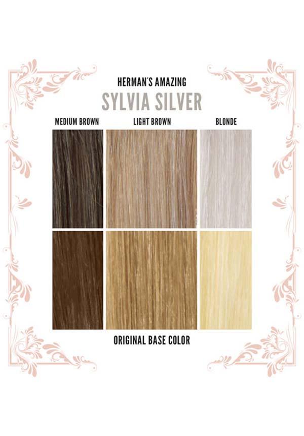 Sylvia Silver | HAIR COLOUR - Beserk - all, clickfrenzy15-2023, cosmetics, discountapp, dye, fp, goth, grey, hair, hair color, hair colour, hair colours, hair dye, hair dyes, hair grey, hair silver, hermans colour, hermans hair colour, labelvegan, silver, vegan
