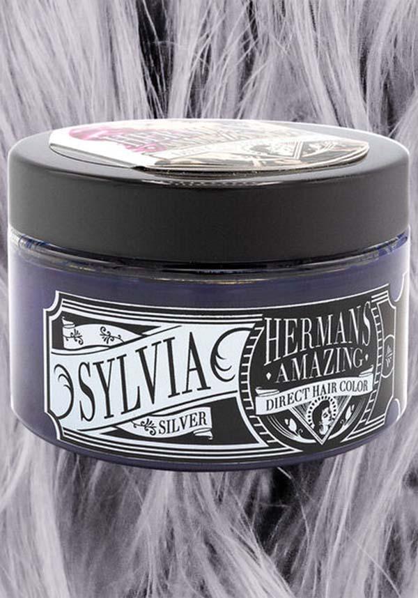 Sylvia Silver | HAIR COLOUR - Beserk - all, clickfrenzy15-2023, cosmetics, discountapp, dye, fp, goth, grey, hair, hair color, hair colour, hair colours, hair dye, hair dyes, hair grey, hair silver, hermans colour, hermans hair colour, labelvegan, silver, vegan