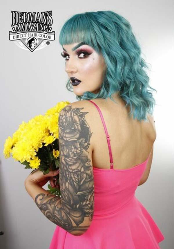 Tammy Turquoise | HAIR COLOUR - Beserk - 420sale, all, clickfrenzy15-2023, cosmetics, discountapp, dye, fp, green, hair, hair blue, hair colour, hair dye, hair dyes, hair green, hair turquoise, hermans colour, hermans hair colour, labelvegan, mermaid hair, turquoise, vegan