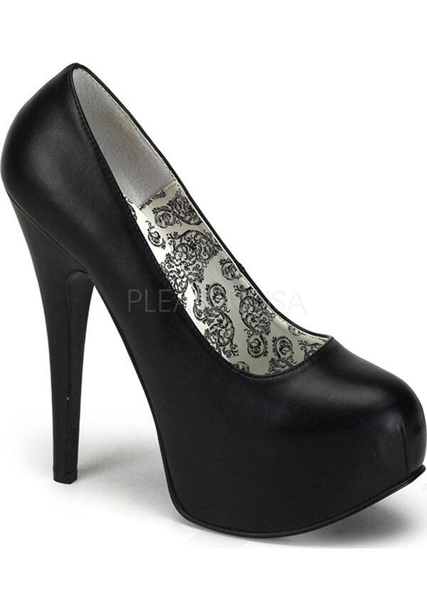TEEZE-06 | Black [PREORDER] - Beserk - all, black, bordello, clickfrenzy15-2023, discountapp, fp, heels, heels [preorder], labelpreorder, matte, pinup, ppo, preorder, shoes