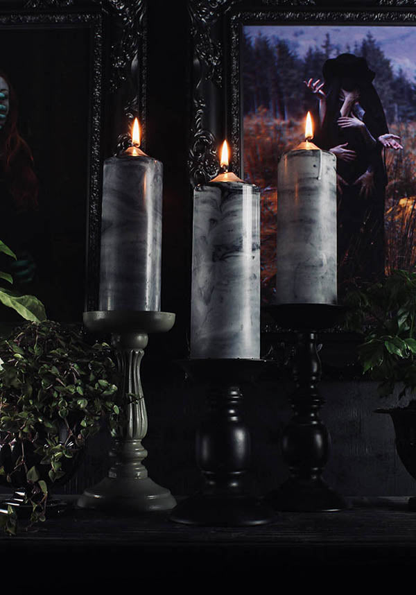 Gravestone Grey Pillar | CANDLE**