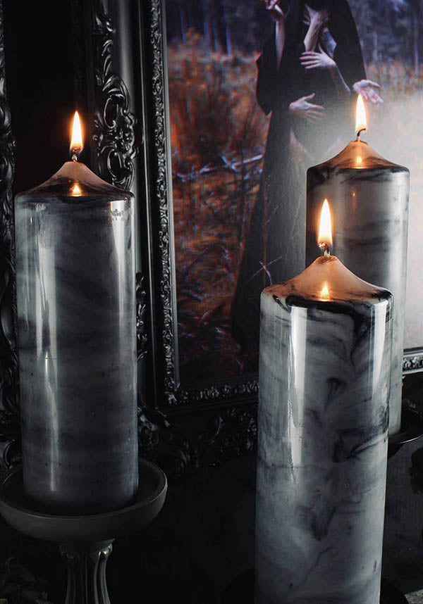 Gravestone Grey Pillar | CANDLE**