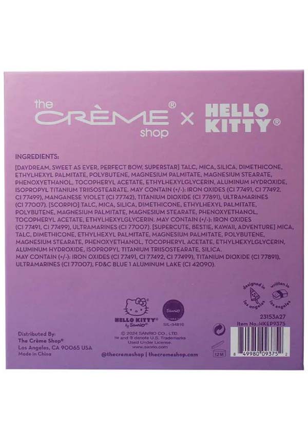 Hello Kitty Kawaii Cute | EYESHADOW PALETTE*