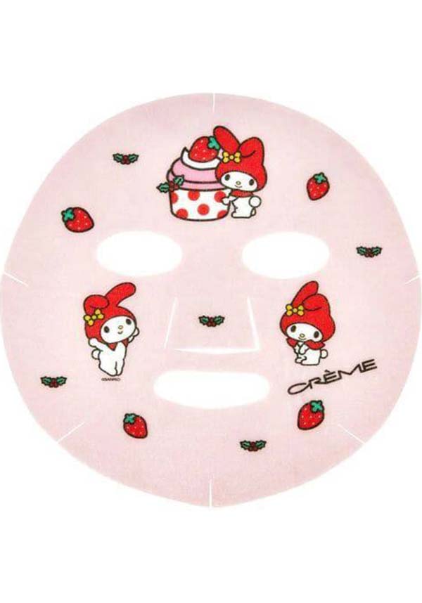 THE CREME SHOP My Melody Strawberry Sweetness | SHEET MASK [3 PCE - Back