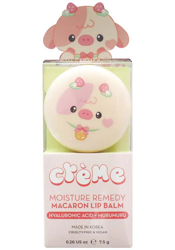 Strawberry Cow Macaron | LIP BALM*