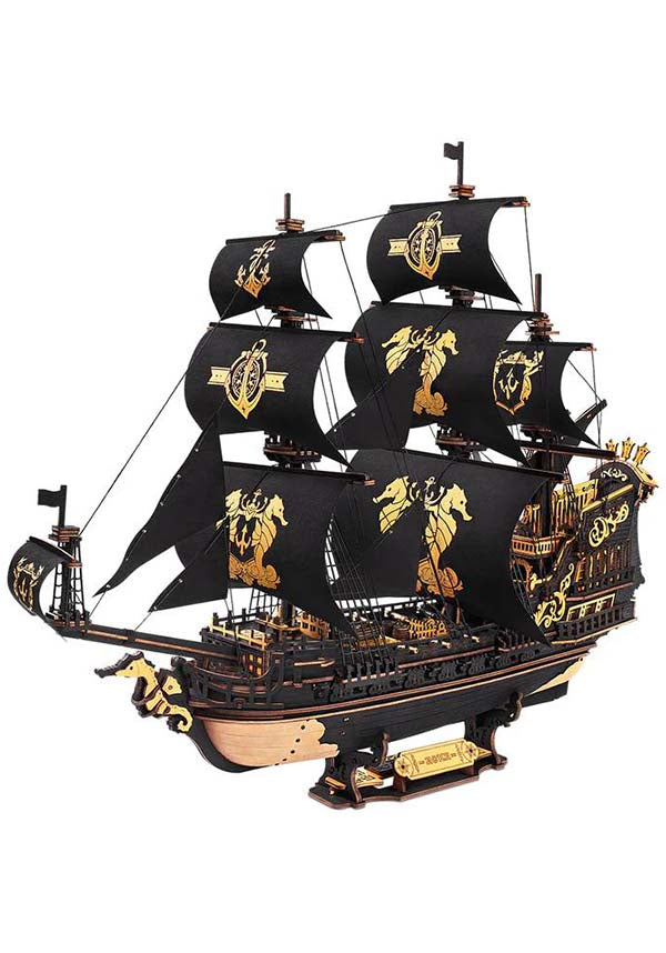 The Seahorse Baroque Ship | 3D WOODEN PUZZLE