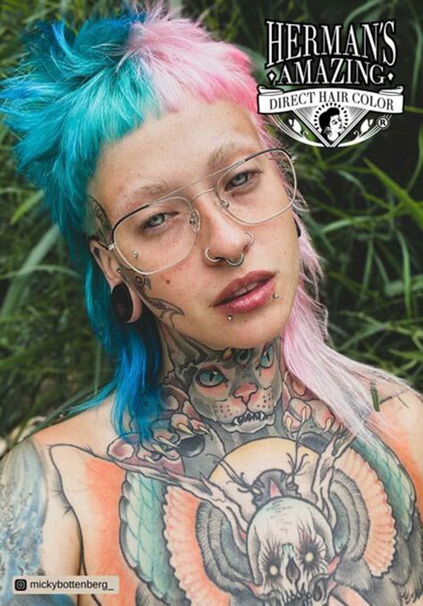 Thelma Turquoise | HAIR COLOUR - Beserk - 420sale, all, blue, clickfrenzy15-2023, cosmetics, discountapp, dye, fp, green, hair, hair blue, hair colour, hair dye, hair dyes, hair green, hair products, hair turquoise, hermans colour, hermans hair colour, labelvegan, turquoise, vegan