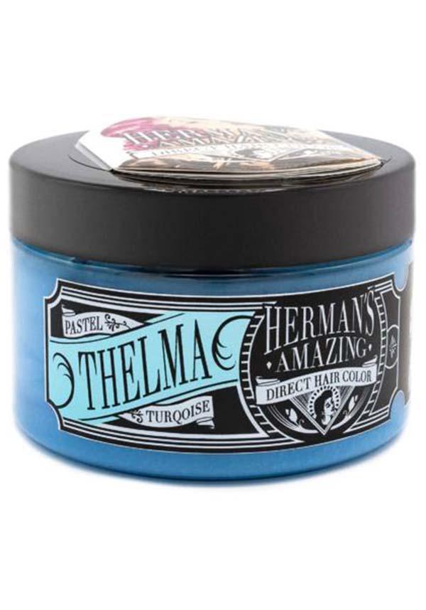 Thelma Turquoise | HAIR COLOUR - Beserk - 420sale, all, blue, clickfrenzy15-2023, cosmetics, discountapp, dye, fp, green, hair, hair blue, hair colour, hair dye, hair dyes, hair green, hair products, hair turquoise, hermans colour, hermans hair colour, labelvegan, turquoise, vegan