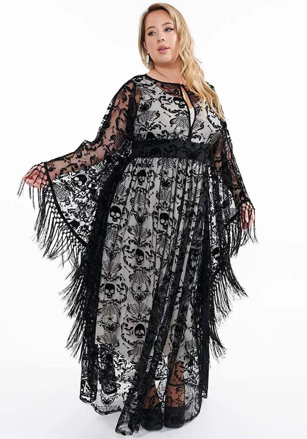 Baroque Skull Burnout | CAFTAN**