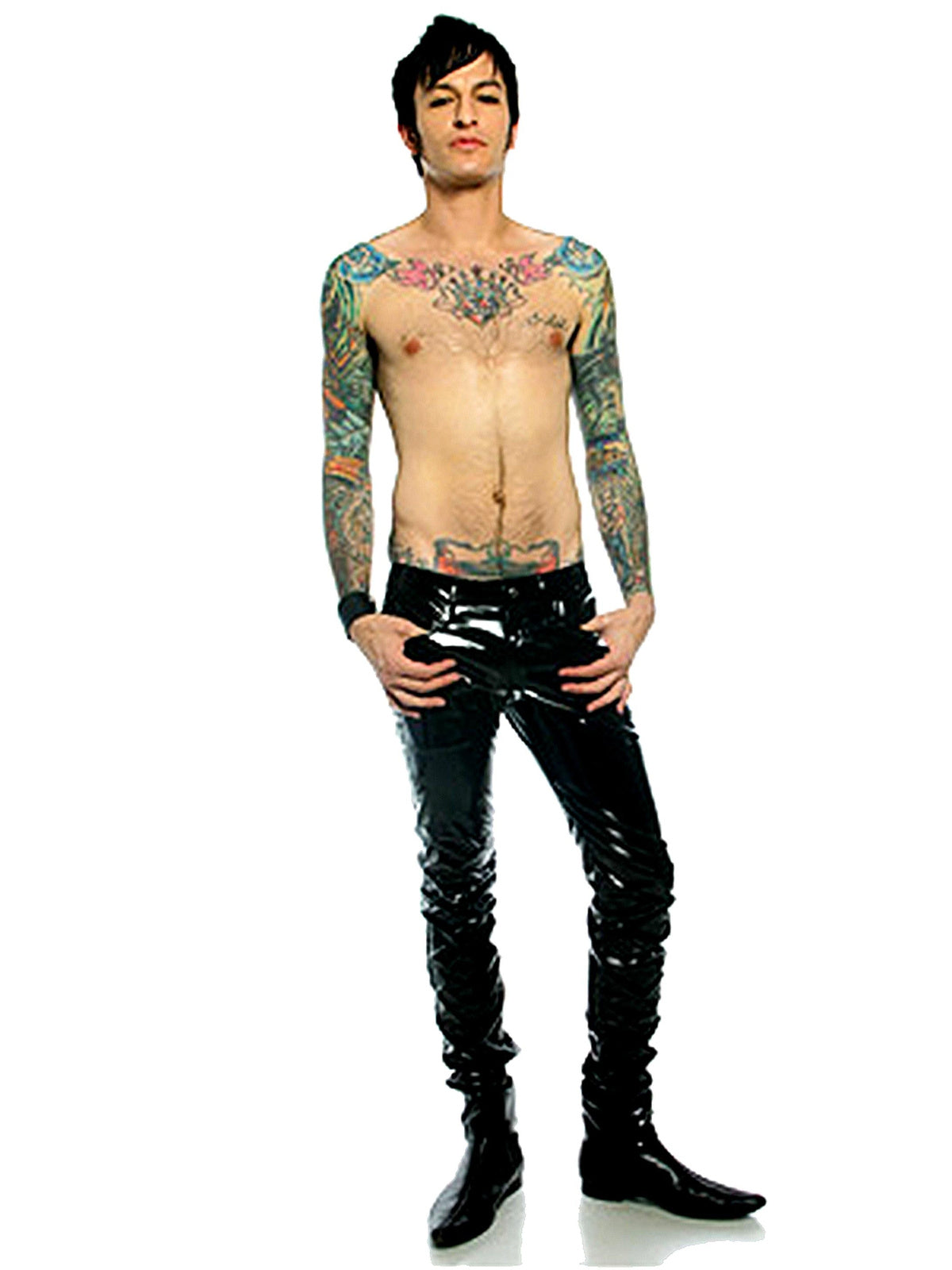 Skinny Pvc Vinyl Stretch Jeans-bottoms-lip Service | BOTTOMS