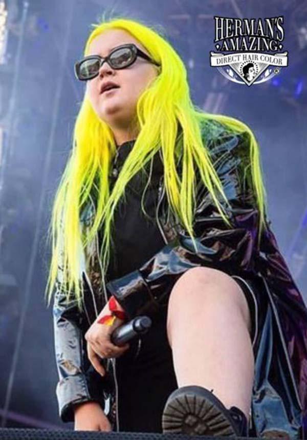 UV Lemon Daisy | HAIR COLOUR - Beserk - all, bright yellow, clickfrenzy15-2023, cosmetics, discountapp, dye, fp, hair, hair colour, hair dye, hair dyes, hair yellow, hermans colour, hermans hair colour, labeluvreactive, labelvegan, rainbow, uv, uvreactive, uvreactive1, vegan, yellow