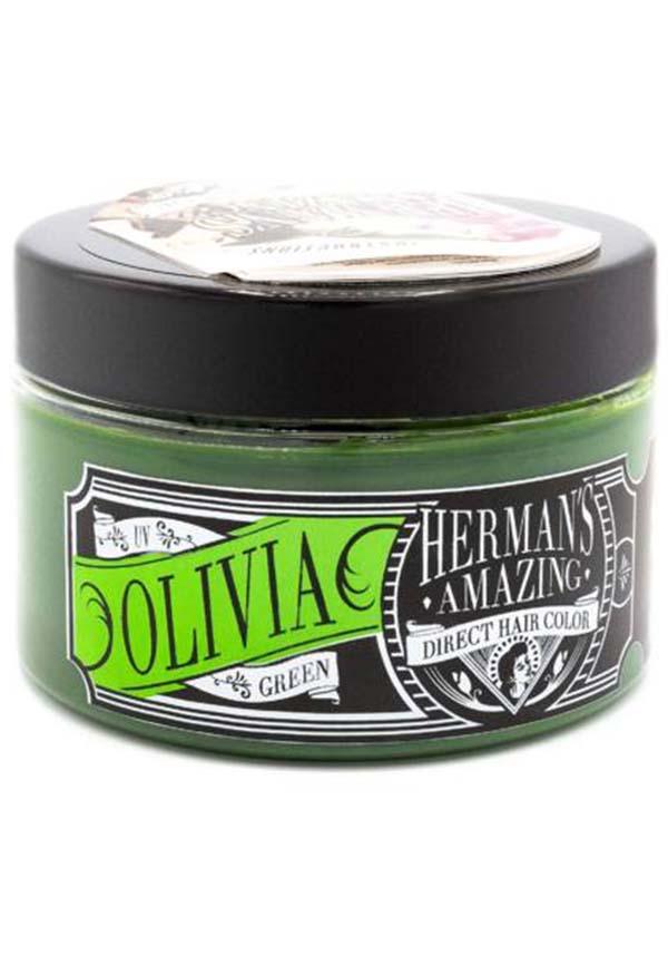 UV Olivia Green | HAIR COLOUR - Beserk - 420sale, all, bright green, clickfrenzy15-2023, cosmetics, discountapp, dye, fp, green, hair, hair colour, hair dye, hair dyes, hair green, hermans colour, hermans hair colour, labeluvreactive, labelvegan, lime green, neon, neon green, rainbow, uv, uvreactive, uvreactive1, vegan