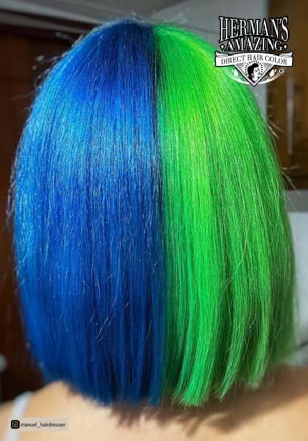 UV Olivia Green | HAIR COLOUR - Beserk - 420sale, all, bright green, clickfrenzy15-2023, cosmetics, discountapp, dye, fp, green, hair, hair colour, hair dye, hair dyes, hair green, hermans colour, hermans hair colour, labeluvreactive, labelvegan, lime green, neon, neon green, rainbow, uv, uvreactive, uvreactive1, vegan