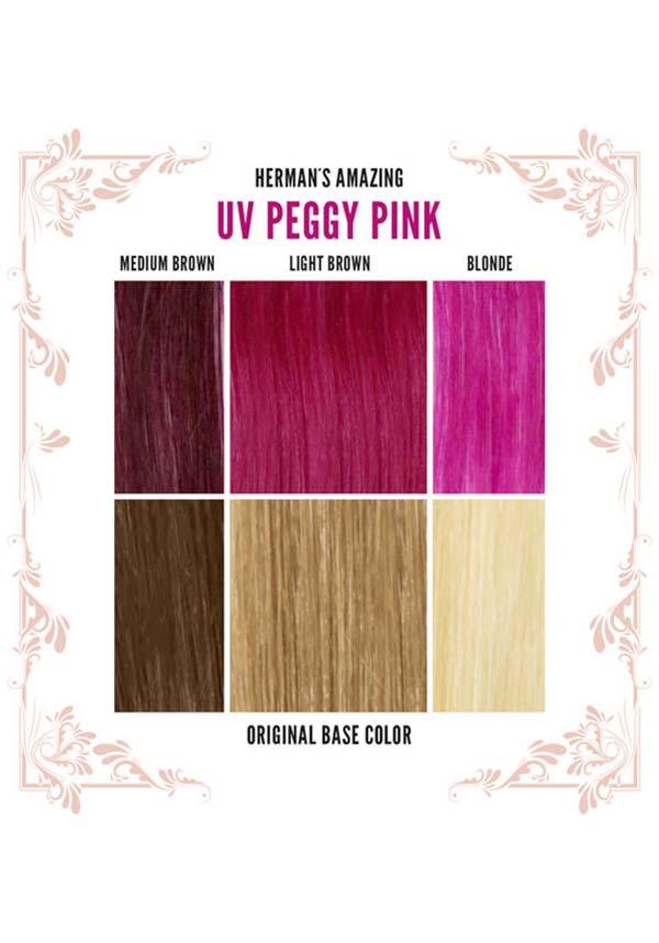 UV Peggy Pink | HAIR COLOUR - Beserk - all, bright pink, clickfrenzy15-2023, cosmetics, discountapp, dye, fp, hair, hair colour, hair dye, hair dyes, hair pink, hermans colour, hermans hair colour, labeluvreactive, labelvegan, pastel goth, pink, uvreactive, uvreactive1, vegan