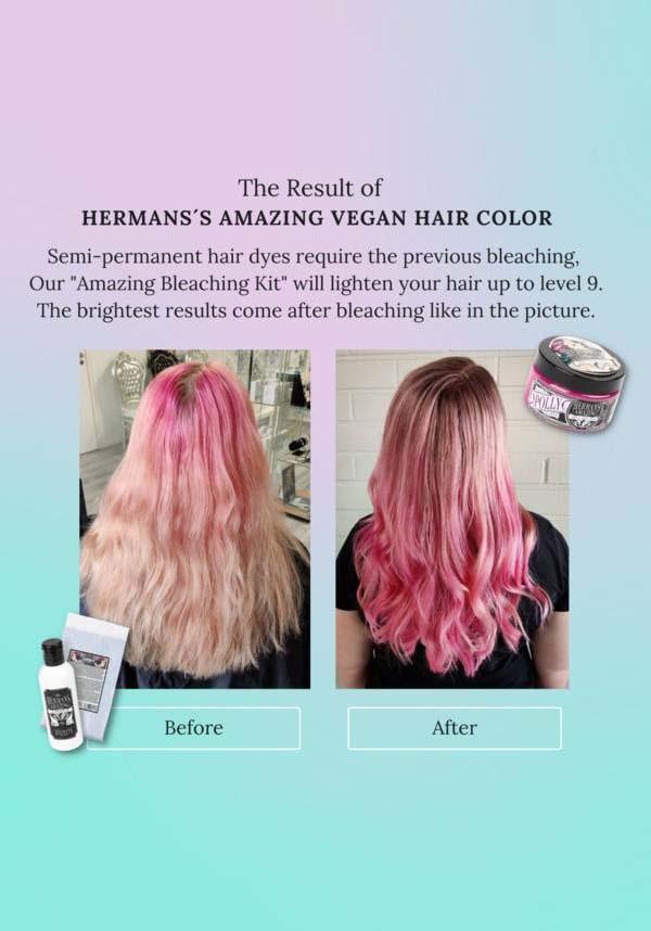 UV Polly Pink | HAIR COLOUR - Beserk - all, clickfrenzy15-2023, cosmetics, discountapp, dye, fp, hair, hair colour, hair dye, hair dyes, hair pink, hermans colour, hermans hair colour, labeluvreactive, labelvegan, light pink, pastel, pastel goth, pink, uv, uvreactive, uvreactive1, vegan