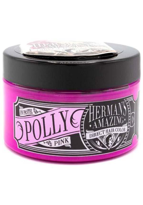 UV Polly Pink | HAIR COLOUR - Beserk - all, clickfrenzy15-2023, cosmetics, discountapp, dye, fp, hair, hair colour, hair dye, hair dyes, hair pink, hermans colour, hermans hair colour, labeluvreactive, labelvegan, light pink, pastel, pastel goth, pink, uv, uvreactive, uvreactive1, vegan