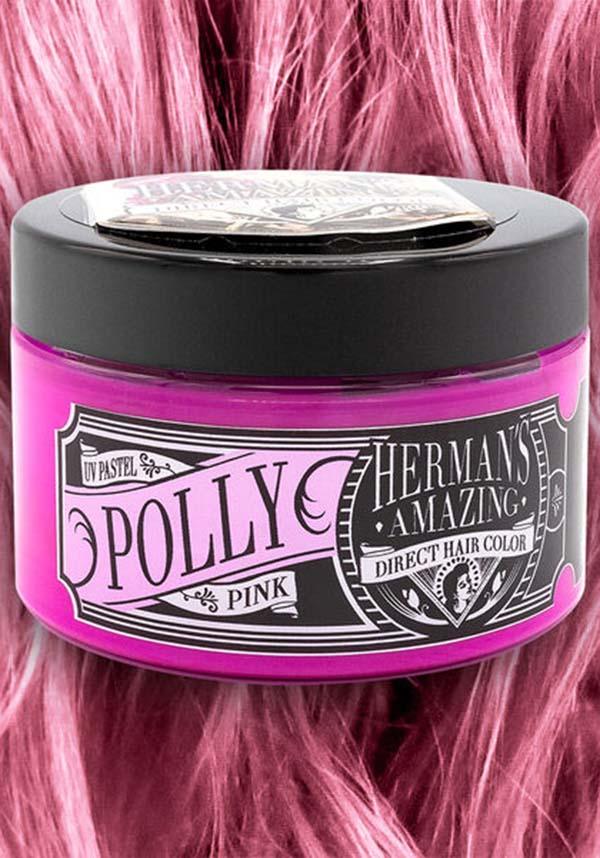 UV Polly Pink | HAIR COLOUR - Beserk - all, clickfrenzy15-2023, cosmetics, discountapp, dye, fp, hair, hair colour, hair dye, hair dyes, hair pink, hermans colour, hermans hair colour, labeluvreactive, labelvegan, light pink, pastel, pastel goth, pink, uv, uvreactive, uvreactive1, vegan