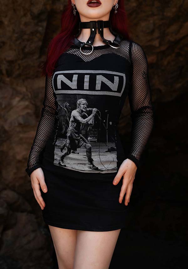 NIN | FISHNET DRESS*