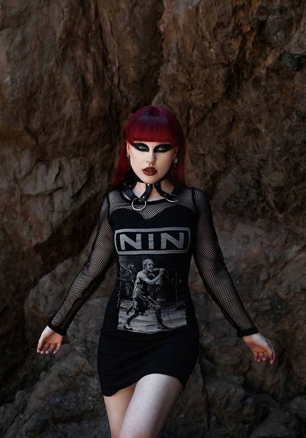 NIN | FISHNET DRESS*