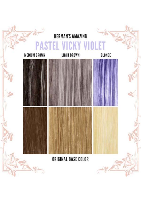 Vicky Violet | HAIR COLOUR - Beserk - all, clickfrenzy15-2023, cosmetics, discountapp, dye, fp, hair, hair colour, hair dye, hair dyes, hair products, hair purple, hermans colour, hermans hair colour, labelvegan, light purple, pastel, pastel goth, purple, vegan, violet