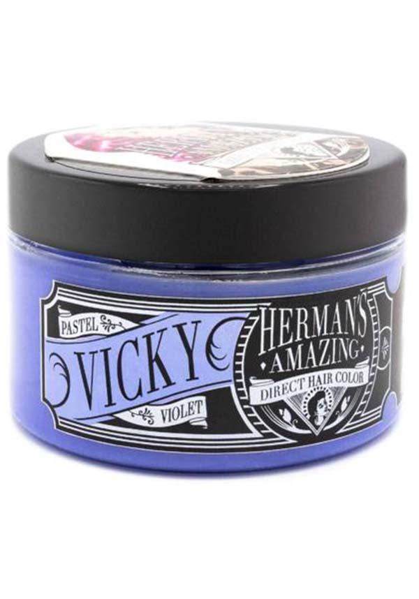 Vicky Violet | HAIR COLOUR - Beserk - all, clickfrenzy15-2023, cosmetics, discountapp, dye, fp, hair, hair colour, hair dye, hair dyes, hair products, hair purple, hermans colour, hermans hair colour, labelvegan, light purple, pastel, pastel goth, purple, vegan, violet