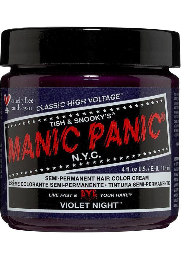 Violet Night | CLASSIC COLOUR - Beserk - all, clickfrenzy15-2023, cosmetics, cpgstinc, discountapp, dye, ebaymp, fp, goth, hair colour, hair dye, hair products, hair purple, hair violet, labelvegan, manic panic, manic panic hair, vegan, violet