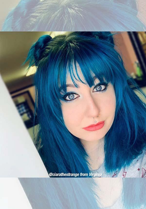 Voodoo Blue | CLASSIC COLOUR - Beserk - all, blue, clickfrenzy15-2023, cosmetics, cpgstinc, discountapp, dye, ebaymp, fp, hair blue, hair colour, hair dye, hair products, hair turquoise, labelvegan, manic panic, manic panic hair, turquoise, vegan