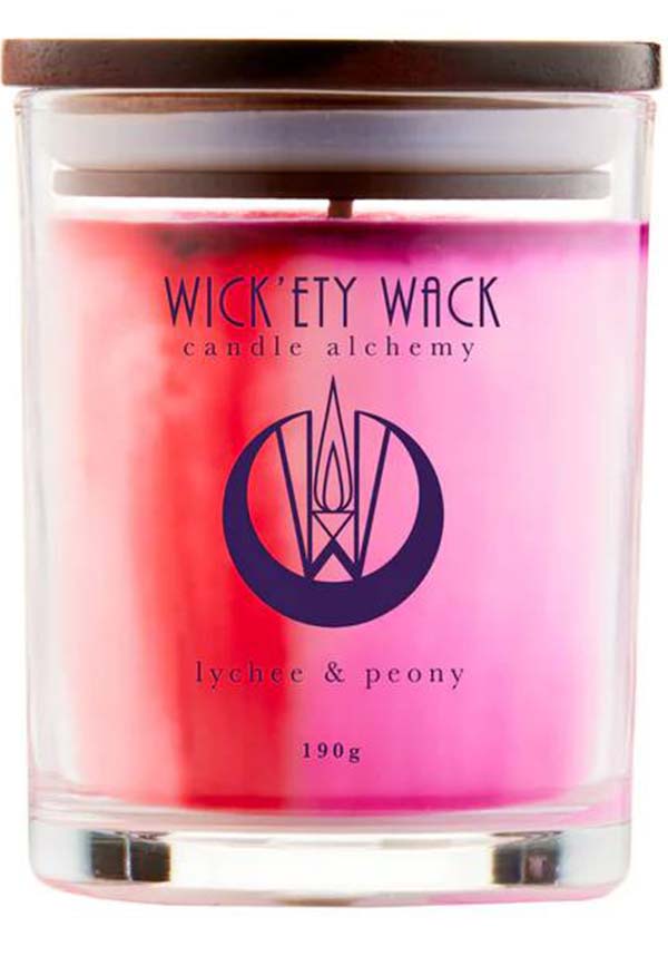 Wickety Wack Lychee & Peony Candle Medium Buy Online Australia