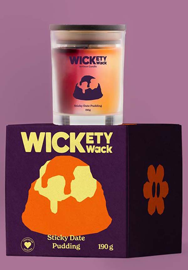 Wick’ety Wack Sticky Date Pudding - Back View