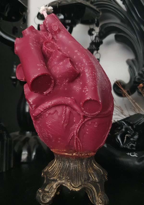 Anatomical Heart [Red] | CANDLE - Beserk - all, all ladies, anatomical, anatomy, candle, candles, christmas gift, christmas gifts, clickfrenzy15-2023, discountapp, feb23, fp, gift, gift idea, gift ideas, gifts, gold, googleshopping, goth, goth homeware, goth homewares, gothic, gothic gifts, gothic homeware, gothic homewares, heart, home, homeware, homewares, labelvegan, ladies, mothers day, mothersday, mothersdayselfcare, R070223, red, vegan, wixcraft, wixcraft candles, wixcraftcandles, WX2002