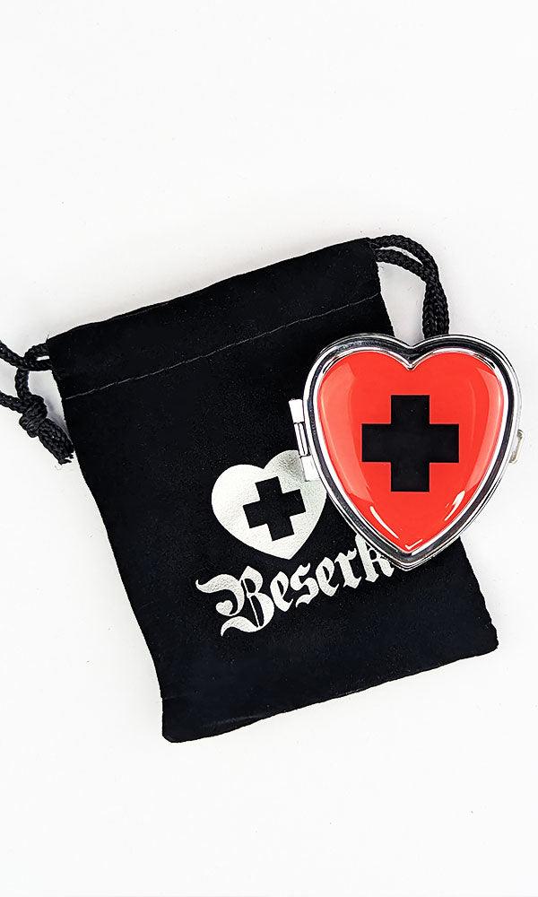 Beserk Heart | PILL BOX* - Beserk - all, beserk, BSKJIANPINS, clickfrenzy15-2023, cpgstinc, dec22, design photo, discountapp, eofy2023, eofy2023thur22-30, gift, gift idea, gift ideas, gifts, heart, heart shape, hearts, home, homeware, homewares, IMG2023, labelexclusive, love heart, medication, mothers day, mothersday, pill, pill box, pillbox, pills, r221222, red heart, sale, wholesale