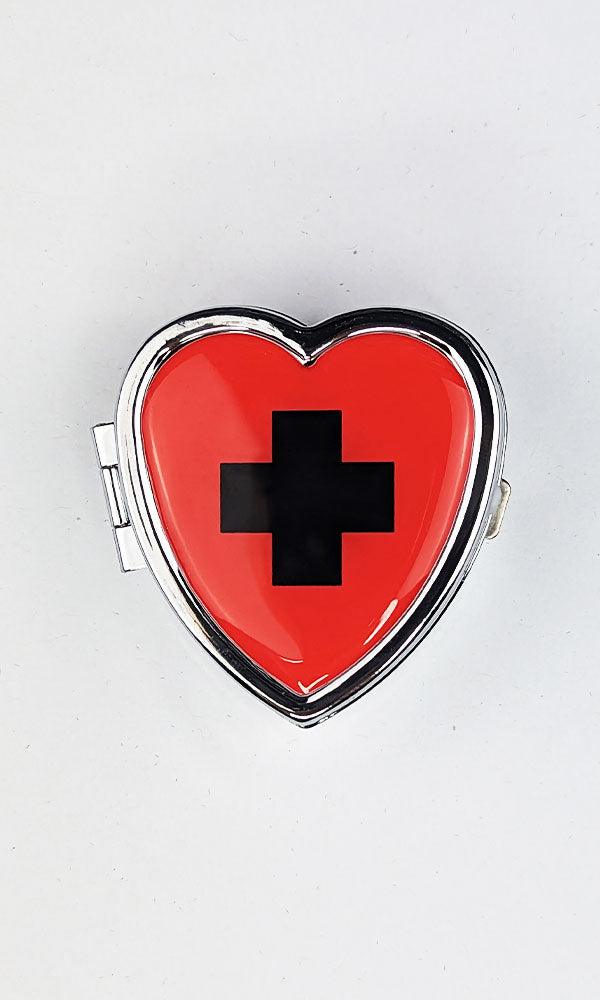 Beserk Heart | PILL BOX* - Beserk - all, beserk, BSKJIANPINS, clickfrenzy15-2023, cpgstinc, dec22, design photo, discountapp, eofy2023, eofy2023thur22-30, gift, gift idea, gift ideas, gifts, heart, heart shape, hearts, home, homeware, homewares, IMG2023, labelexclusive, love heart, medication, mothers day, mothersday, pill, pill box, pillbox, pills, r221222, red heart, sale, wholesale