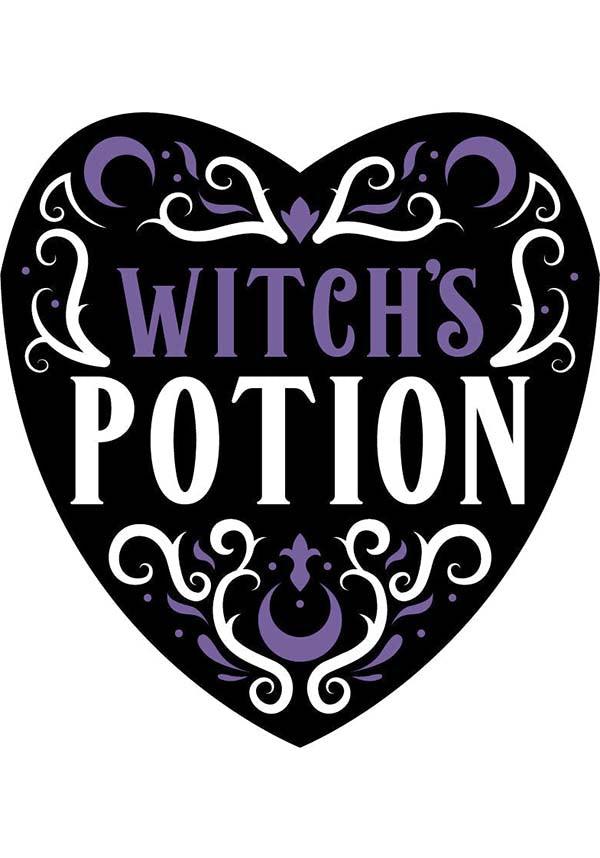 Witch's Potion | VINYL STICKER - Beserk - all, beserk, black, BSKSTICKERS0223, clickfrenzy15-2023, cpgstinc, crescent moon, discountapp, feb23, fp, goth, gothic, heart shape, home, homeware, homewares, labelexclusive, moon, moon phase, office and stationery, purple, R100223, stationary, stationery, sticker, stickers, witchy