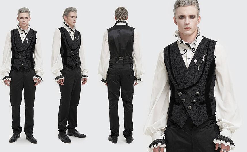 Victor | WAISTCOAT - Beserk - all, all clothing, all ladies clothing, clickfrenzy15-2023, clothing, discountapp, DV040323, formal, formal wear, fp, googleshopping, ladies clothing, mar23, mens, mens clothing, mens shirt, mens top, plus, plus size, punk, R210323, renaissance, vintage, waistcoat, winter clothing, womens shirt, womens tshirt