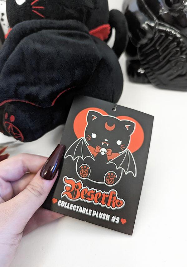 Bloodmoon | PLUSH - Beserk - all, apr23, bat, bats, beserk, black, black cat, BLOODMOON, cat, cats, christmas gift, christmas gifts, discountapp, fp, gift, gift idea, gift ideas, gifts, goth, gothic, gothic gifts, homewares, kids plush, labelexclusive, mens valentines gifts, mothers day, mothersday, mothersdaycosy, plush, plush toy, plush toys, plushies, plushy, R250423, red, red and black, soft plush, valentines, valentines day, valentines gifts, wholesale