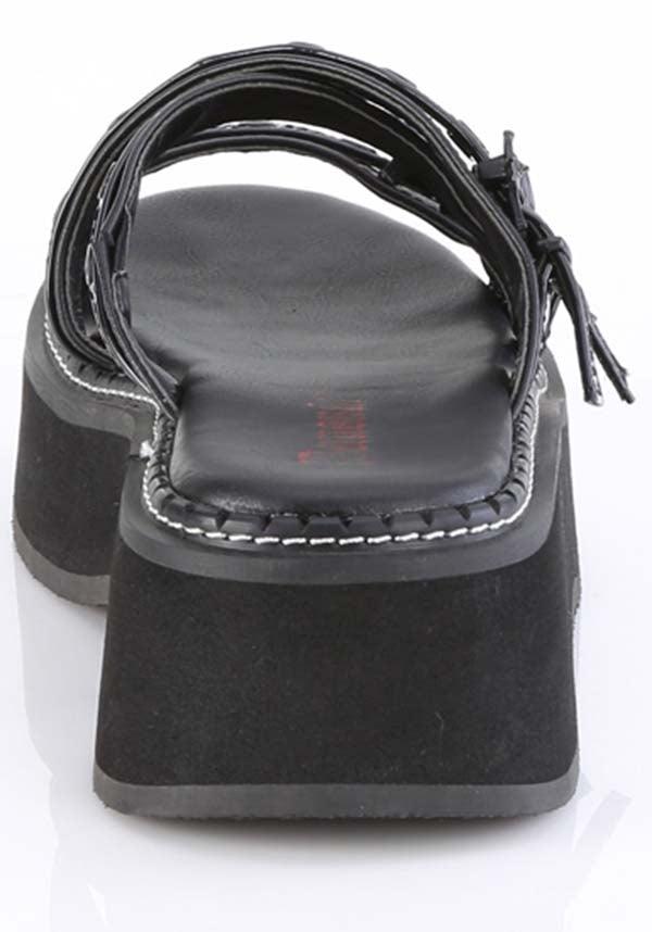 Demonia Shoes EMILY 07 Black Flats Buy Online Australia