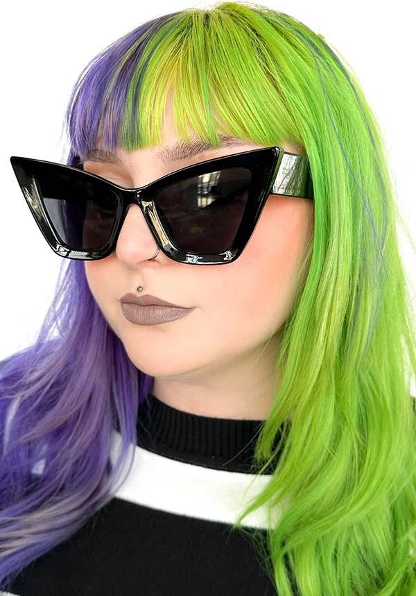High Point Cat Eye | SUNGLASSES - Beserk - accessories, all, apr23, black, cat eye, christmas gift, christmas gifts, discountapp, exclusive, FB150254, fox blood, foxblood, fp, gift, gift idea, gift ideas, gifts, googleshopping, goth, goth summer, gothic, gothic accessories, gothic gifts, labelexclusive, ladies accessories, R180423, retro, summer, summer goth, sunglasses
