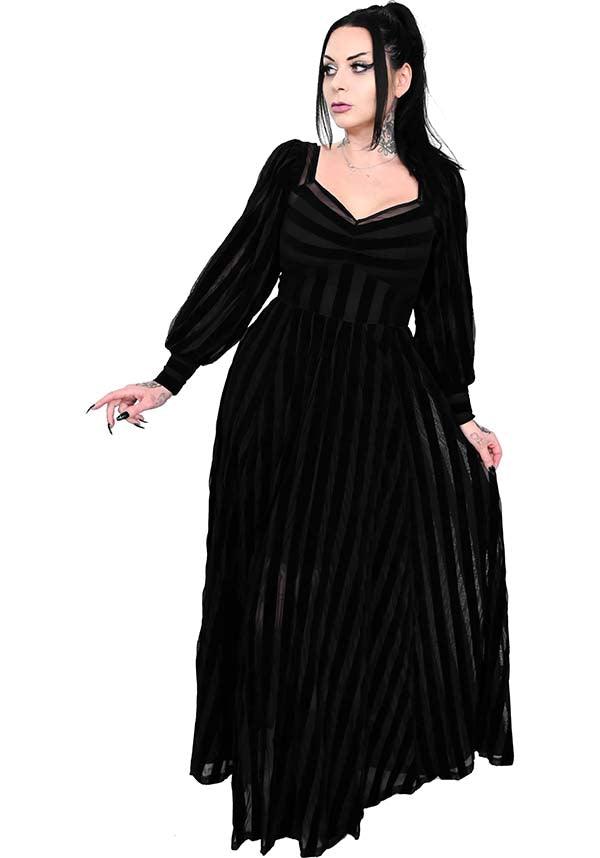 Victoria Striped | MESH GOWN*