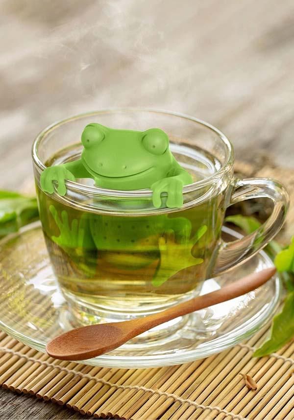 Tea Frog | TEA INFUSER - Beserk - all, christmas gift, christmas gifts, clickfrenzy15-2023, cottagecore, discountapp, ecohomewares, fp, frog, gift, gift idea, gift ideas, gifts, googleshopping, goth, goth homeware, goth homewares, gothic, gothic gifts, gothic homeware, gothic homewares, green, homeware, homewares, isalbi, isgift, ISO1037085, mar23, mens gift, mens gifts, mothers day, mothersday, mothersdaycosy, R280323, tea, tea infuser, winter homewares