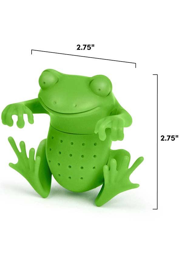 Tea Frog | TEA INFUSER - Beserk - all, christmas gift, christmas gifts, clickfrenzy15-2023, cottagecore, discountapp, ecohomewares, fp, frog, gift, gift idea, gift ideas, gifts, googleshopping, goth, goth homeware, goth homewares, gothic, gothic gifts, gothic homeware, gothic homewares, green, homeware, homewares, isalbi, isgift, ISO1037085, mar23, mens gift, mens gifts, mothers day, mothersday, mothersdaycosy, R280323, tea, tea infuser, winter homewares