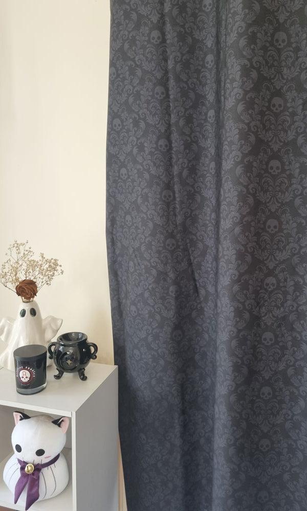Eternal Underworld | CURTAIN - Beserk - all, apr23, christmas gift, christmas gifts, clickfrenzy15-2023, curtain, damask, discountapp, exclusive, fp, gift, gift idea, gift ideas, gifts, goth homeware, goth homewares, gothic gifts, gothic homeware, gothic homewares, halloween, halloween homeware, halloween homewares, HBHW220107, hells blankets, home, homeware, homewares, house, housewarming, labelexclusive, mens gifts, R020423, skull, skulll, skulls, victorian