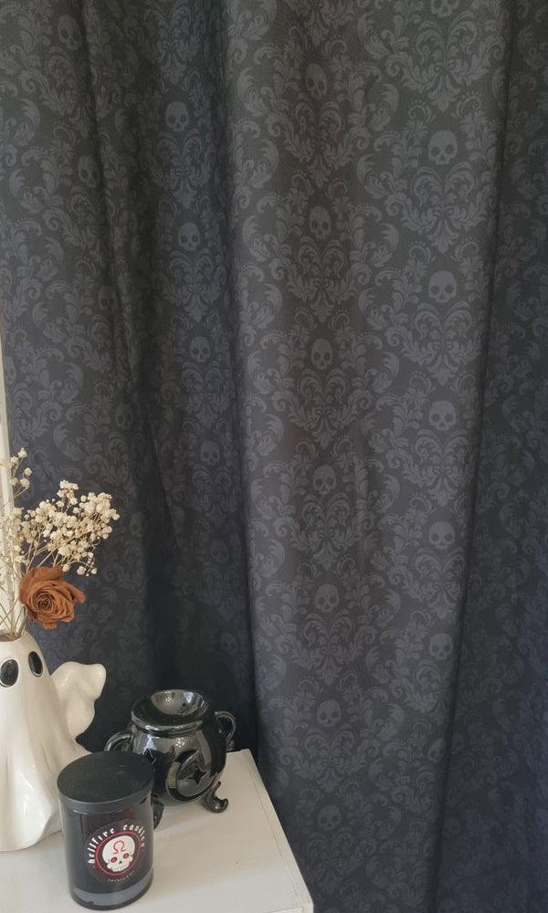 Eternal Underworld | CURTAIN - Beserk - all, apr23, christmas gift, christmas gifts, clickfrenzy15-2023, curtain, damask, discountapp, exclusive, fp, gift, gift idea, gift ideas, gifts, goth homeware, goth homewares, gothic gifts, gothic homeware, gothic homewares, halloween, halloween homeware, halloween homewares, HBHW220107, hells blankets, home, homeware, homewares, house, housewarming, labelexclusive, mens gifts, R020423, skull, skulll, skulls, victorian