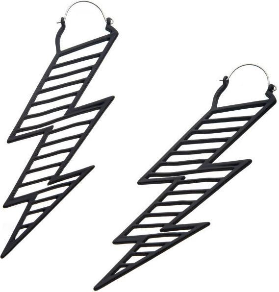 High Voltage | PLUG HOOP EARRINGS* at $17.95 only from Beserk