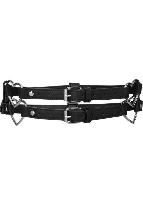 Irene | BELT - Beserk - accessories, all, apr23, belt, belts, belts and buckles, black, buckles, discountapp, fp, googleshopping, goth, gothic, gothic accessories, heart, heart shape, hearts, kill star, killstar, KS1092702, labelvegan, ladies accessories, plus size, R130423, vegan, waist belt