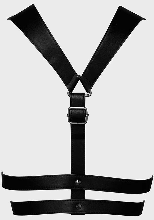 Ivy | HARNESS - Beserk - accessories, adjustable strap, all, apr23, body harness, discountapp, edgy, festival, fetish, fp, garters and harnesses, googleshopping, goth, gothic, gothic accessories, grunge, harness, kill star, killstar, kinky, KS1092702, labelvegan, ladies accessories, R130423, studded, studs, vegan, women, womens