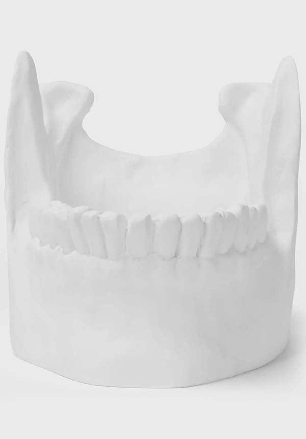 Ossuary | CATCH ALL BOWL" - Beserk - all, apr23, bones, bowl, christmas gift, christmas gifts, discountapp, fp, gift, gift idea, gift ideas, gifts, googleshopping, goth, goth homeware, goth homewares, gothic, gothic gifts, gothic homeware, gothic homewares, halloween homeware, halloween homewares, homeware, homewares, jewellery box, killstar, KS1071044, mens gift, mens gifts, mens valentines gifts, office homewares, R230423, skull and bones, valentines gifts, white