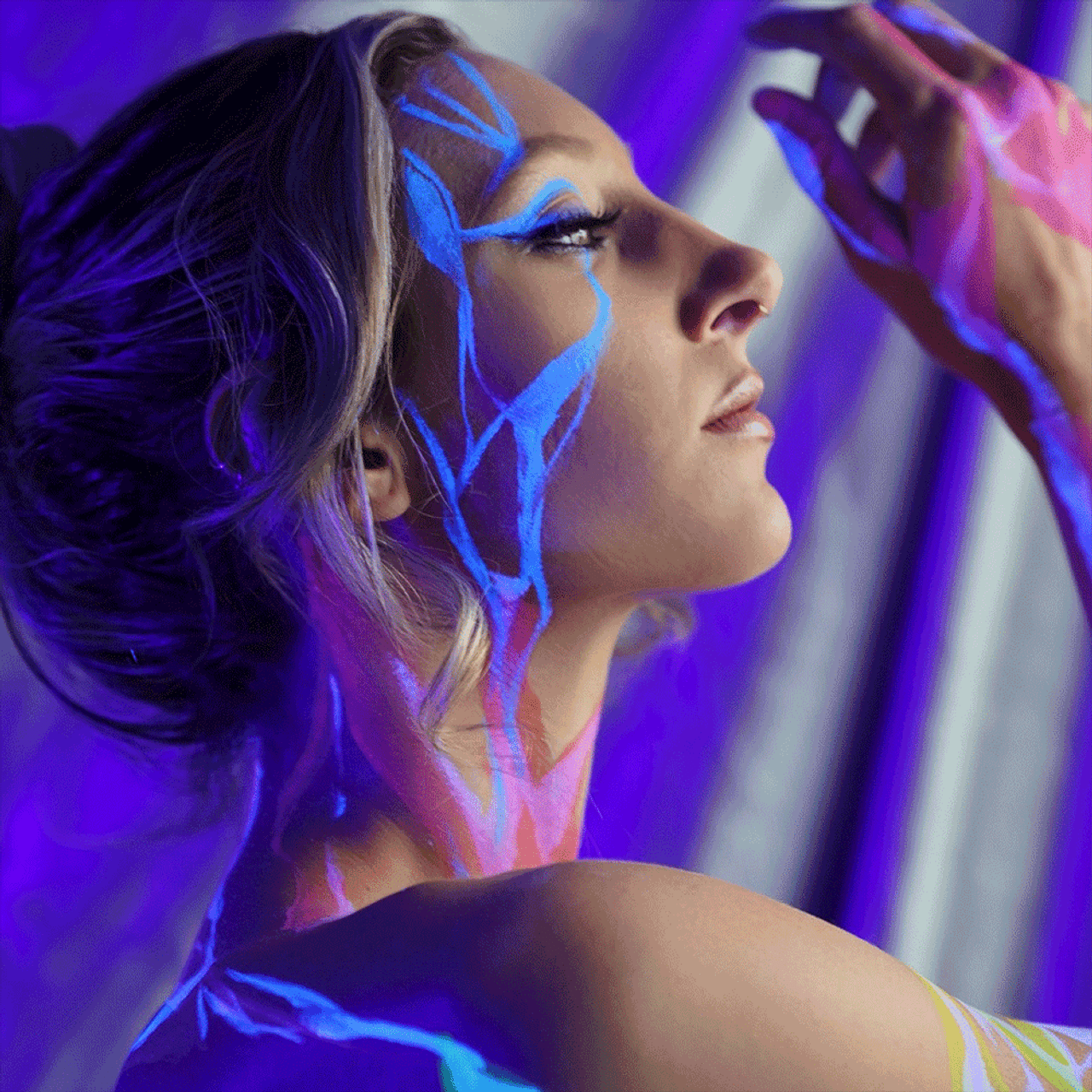 Neon UV Glow Paradise Makeup AQ | FACE PAINT PALETTE - Beserk - all, body, clickfrenzy15-2023, cosmetics, cosplay, costume, cpgstinc, cruelty free, cruetly free, dec22, discountapp, face paint, fp, googleshopping, halloween cosmetics, halloween makeup, labeluvreactive, labelvegan, make up, makeup, mehron makeup, multicolour, palette, R291222, special effects makeup, special fx makeup, tomfoolery, TOMIN323278, uv, uv reactive, uvreactive, vegan