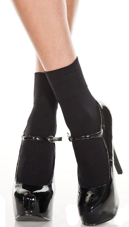 Opaque Black | ANKLE SOCKS* at $8.95 only from Beserk