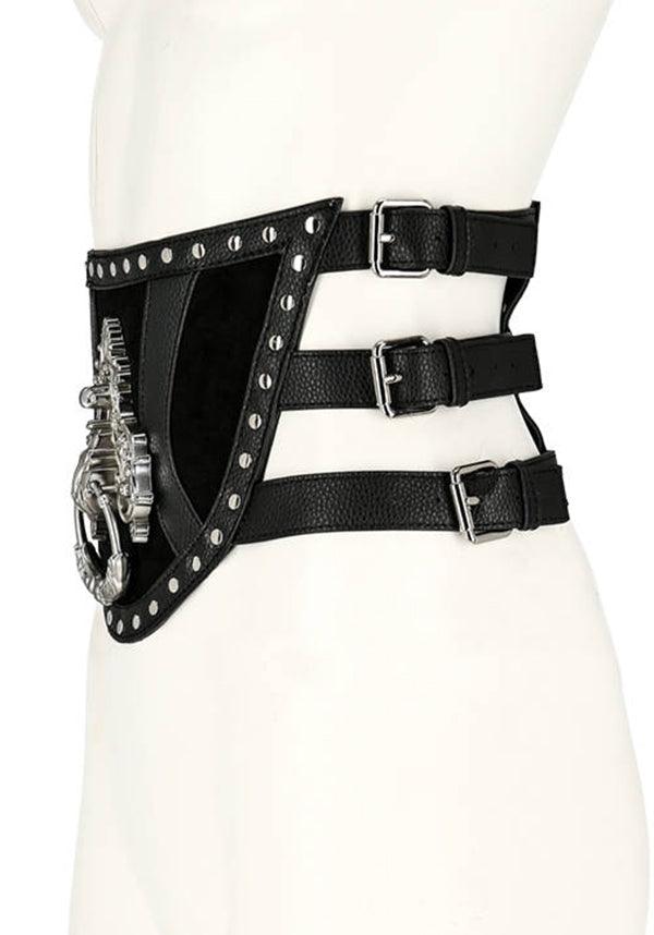 Antique Knocker | WAIST BELT* - Beserk - accessories, all, apr23, belt, belts, belts and buckles, black, clickfrenzy15-2023, discountapp, door knocker, eofy2023, eofy2023mon26-25, googleshopping, goth, gothic, gothic accessories, labelvegan, ladies accessories, medieval, ornate, R020423, renaissance, restyle, RS218094, sale, silver, vegan, waist belt