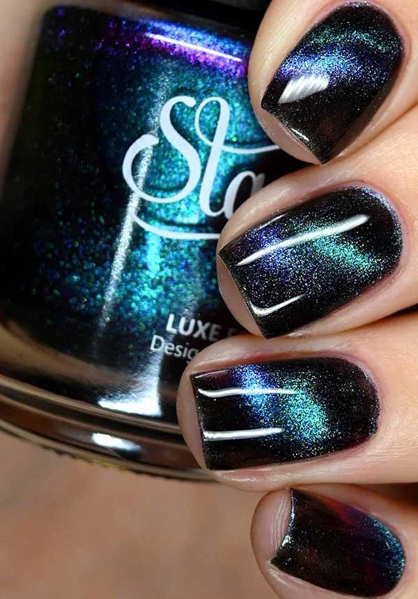 Hera | NAIL POLISH - Beserk - all, clickfrenzy15-2023, cosmetics, discountapp, fp, galaxy, googleshopping, gothic cosmetics, halloween cosmetics, halloween nails, labelvegan, mar23, mothersdayselfcare, nail, nail art, nail artist, nail polish, nail polishes, nail varnish, nails, purple, R260323, STA122, teal, vegan